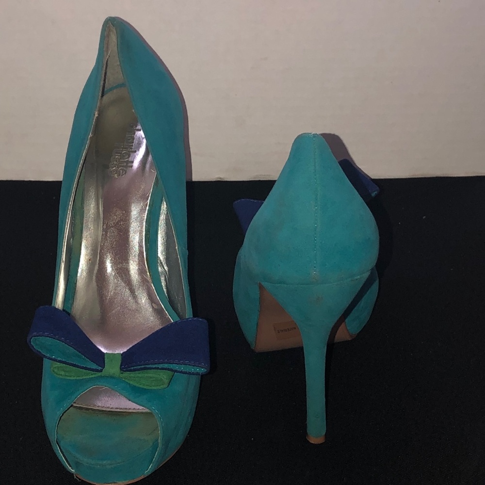 Charlotte RusseTeal Blue Platform heels